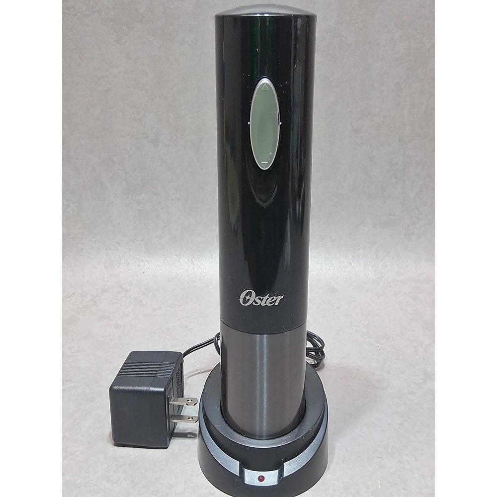 Oster Model# FPSTBW8225 Electric Wine Opener Black Tested Free Shipping